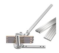 Macchina Piegatrice Ferro Manuale - Piegatore Ferro E Tondino Per Cemento Armato A Risparmio Di Fatica Per Spessore 1-4.5mm, Utensile Fabbricazione Lamiera DIY Ad Azionamento A Cuscinetto, Pieg