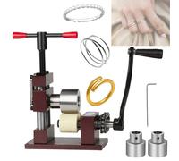 Macchina piegatrice manuale for anelli di gioielli, macchine for la produzione di braccialetti, macchine for pressatura tonda, macchine for avvolgimento di anelli e braccialetti, for piegare e formare