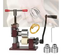 Macchina piegatrice manuale for anelli di gioielli, pressa piegatrice for bracciali, anelli e orecchini, macchine for la produzione di bracciali in metallo azionate a manovella, for piegare e formare