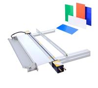 Macchina piegatrice manuale per lastre in PVC acrilico, angolo regolabile con staffa di supporto, ideale per fai da te e fabbricazione professionale