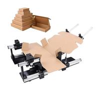 Macchina Piegatrice Manuale Per Scatole A Libro (tipo "airplane Box") | Con Dima A Misura Regolabile, Intervallo 15-65 Cm, Cordonatura In Un'unica Operazione(Length 55cm,Width 55cm)