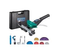 Macchina piegatrice per acrilico, Kit piegatubi a cricchetto manuale for refrigerazione HVAC con 7 matrici, utensili for piegatura tubi da 8-22 mm a 90° verso l'interno e verso l'esterno