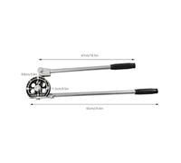 Macchina piegatrice per acrilico, Piegatubi manuale da 5/8 pollici, piegatubi multifunzione in acciaio e rame, lega da 0 a 180 gradi