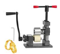 Macchina piegatrice per pressa per Anelli, pressa Manuale per Gioielli con Regolazione dell'altezza, Strumenti per la creazione di piegatrici Piatte per Gioielli per la Lavorazione di Anelli Gray