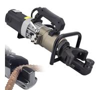 Macchina piegatubi idraulica per barre in acciaio, piegatrice portatile elettrica per tondo per cemento armato, piegatrice tenuta in mano e raddrizzamento 1200W (28mm)