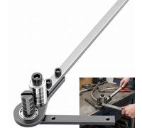 Macchina piegatubi manuale per barre, 5 cuscinetti di collegamento in filo di acciaio per 1-4 mm, per fogli di ferro piatto e rame (4,5 mm)