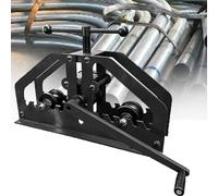 Macchina piegatubi manuale per tubi metallici e canale C piatto, perfetta per tacche e rulli per tubi quadrati, gamma di dimensioni da 1-1/4" a 2"