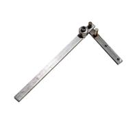 Macchina piegatubi manuale - Piegatubi regolabile in acciaio legato 320g | Utensile manuale per filo di cemento armato dal design pieghevole | Piegabarre multiuso in metallo | Piccoli progetti di