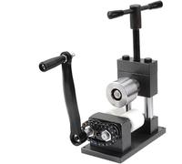 Macchina piegatubi per gioielli, a manovella, in metallo, per modellare anelli e bracciali, ideale per la lavorazione di oro e argento, versatile per pressare strisce e formare cerchi