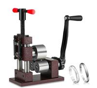 Macchina piegatubi per gioielli, pressa ad anello a manovella per metallo, acciaio inossidabile e ferro, design compatto da 7,5 kg per la formatura di braccialetti fai da te