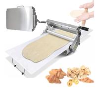 Macchina pieghevole manuale di Sheeter della pasta, rullo della pasticceria dell'acciaio inossidabile con spessore regolabile per la pasta sfoglia del croissant