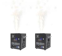 Macchina pirotecnica da 750 W, 2 pezzi Cold Spark Machine per DMX-512 o telecomando, fuochi d'artificio a freddo per concerti, feste, matrimoni, festival