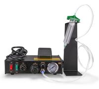 Macchina pneumatica for l'erogazione della colla semiautomatica | Con interruttore manuale a pedale, volume di caduta minimo da 0,01 ml, controllo timer da 1 a 30 secondi
