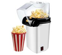 Macchina Popcorn, Macchina Per Popcorn, Popcorn Maker, 1200 W Macchina Per Pop Corn Retro Per La Casa, Macchina Per Popcorn Senza Grassi, Operazione Con Un Solo Tasto, Per Feste Di Natale (Bianco)