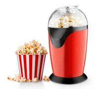 Macchina Popcorns, Macchina Per Popcorn, Popcorn Maker, 1200 W Macchina Per Pop Corn Retro Per La Casa, Macchina Per Popcorn Senza Grassi, Operazione Con Un Solo Tasto, Per Feste Di Natale (Rosso)