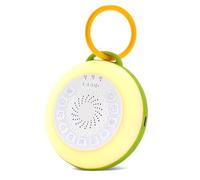 Macchina portatile Bluetooth per il rumore bianco, 31 suoni lenitivi, paraurti in silicone per uso alimentare, luce notturna a 7 colori, batteria per oltre 60 ore, blocco bambini, ricaricabile tramite