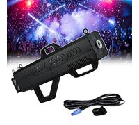 Macchina portatile del fumo, mini macchina del fumo da 1500 W con volume regolabile e luce LED a 7 colori per eventi e feste