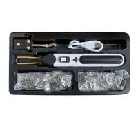 Macchina portatile di saldatura di plastica, Kit di riparazione di crepe del pannello, taglio termico, cucitrice a caldo, set di strumenti di riparazione di fori in plastica con luce a LED