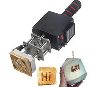 Macchina Portatile Manuale Per Stampa A Caldo Branding Pressa A Caldo Strumento Digitale Per Pelle Controllo Della Temperatura 0~400℃ Per Cottura Regalo Diy Con Incisione Del Logo Pe one hand 10*13cm