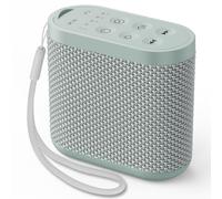 Macchina portatile per dormire, viaggi e hotel, mini macchina del rumore della durata di 52 ore con 21 suoni di qualità senza loop, jack per cuffie, memoria, timer per adulti (verde)