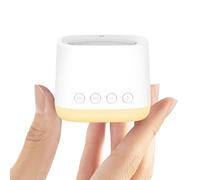 Macchina portatile per il rumore bianco, mini macchina del suono da viaggio con luce notturna che respira, 16 suoni rilassanti, timer, ricaricabile, per adulti che dormono, regalo per la privacy in