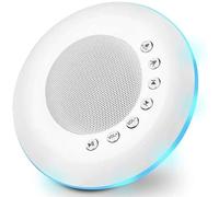 Macchina portatile per il rumore bianco, per bambini e adulti, 28 canzoni lenitive ad alta fedeltà, luce notturna a 7 colori, ricaricabile