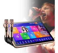 Macchina portatile per karaoke con touch screen, controllo app e download di canzoni cloud per l'intrattenimento domestico