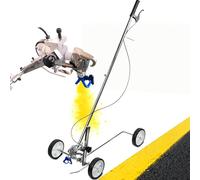 Macchina portatile per marcatura linea, pistola a spruzzo per vernice a freddo per pavimentazione e tappeto erboso, compatibile con qualsiasi spruzzatore airless per una marcatura rapida e accurata