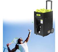 Macchina portatile per palline da tennis, lanciatore automatico con telecomando e app, capacità di 50 palline, modalità di allenamento completa per allenamento da soli e principianti, attrezzatura