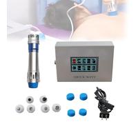 Macchina Portatile Per Terapia Ad Onde D'urto, Massaggiatore Elettromagnetico Ad Onde D'urto Da 1-16 HZ, Con 7 Testine Massaggianti, Per Alleviare Il Dolore Al Collo, Alla Schiena E Alle Spalle