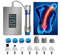 Macchina Portatile per Terapia con Onde d'Urto, Attrezzatura ESWT con 7 Testine Massaggio, per Terapia ED e Dolore Non Invasivo, Frequenza Regolabile per Uso Domestico(Normal)