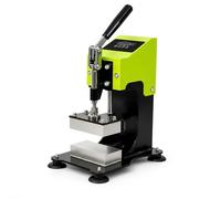 Macchina Pressa a Rosina Manuale, Piastra Riscaldata Doppia 6 x 12 cm, Pressa Idraulica a Calore con Controllo della Temperatura 0-250°C, Pressa a Calore da Scrivania 400W per Fai-da-Te
