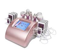 Macchina professionale 9 in 1 per dimagrire e rassodare la pelle, cavitazione RF e terapia del vuoto a 40 KHz per riduzione del grasso, contorno della vita e anti-invecchiamento - Attrezzatura da