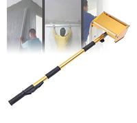 Macchina professionale per finitura piatta, 25,4 cm, strumenti per la riparazione di pareti a secco, 120°, manico da 98 ~ 180 cm, strumento per superfici in mastice
