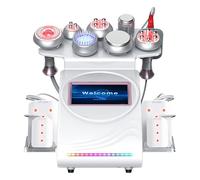 Macchina professionale per forma cavitazione 80 KHZ | Macchina per scolpire il corpo 9 in 1 | Rimozione della cellulite | Aspirapolvere RF multipolare | Fotone Lipolaser | Attrezzature di bellezza spa