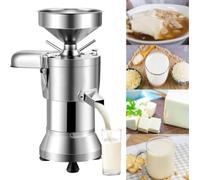 Macchina Professionale per Latte di Soia da 1100 W con Separazione Automatica delle Scorie, Elevata capacità 25 kg/h | Ruota da 100 Mm, Filtro A 100 Mesh per Tofu E Latte di Noci.