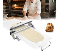 Macchina Professionale per Sfogliata e Croissant, Tirapasta Manuale 0,5-25mm, Inox Pieghevole Salvaspazio per Cucina Professionale(A)