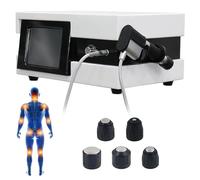 Macchina professionale per terapia a onde d'urto per la disfunzione erettile, massaggiatore per il sollievo dal dolore con 5 testine massaggianti, trattamento di rigenerazione dei tessuti muscolari