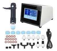 Macchina professionale per terapia ad onde d'urto 2 in 1 Massaggiatore muscolare per alleviare il dolore negli infortuni sportivi, Trattamento ED, Energia regolabile: 10-250 MJ, Frequenza: 1-16 HZ,F