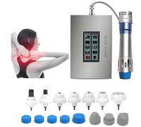 Macchina Professionale per Terapia ED con Onde d'Urto, Dispositivo ESWT con 7 Testine Massaggio, per Disfunzione Erettile e Dolore Muscolare, Design Portatile, Frequenza Regolabile(Upgrade)