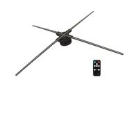 Macchina pubblicitaria olografica 100-240V 4 foglia del diametro 1600P giocatore di pubblicità 3D 85cm for la barra for gli eventi festa for il negozio