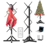 Macchina pubblicitaria olografica a LED, ventola rotante 3D con controllo remoto/app/computer, luminosità regolabile e angolo di visione per centri commerciali