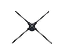 Macchina pubblicitaria olografica a ventaglio 3D a occhio nudo da 70 cm/27,55 pollici con 832 perline Controllo WIFI LED Sospensione Fan Imaging Ampio angolo di visione