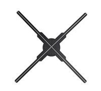 Macchina Pubblicitaria Olografica, Effetto Fluttuante 510 LED Ologramma 3D Fan Advertising Player Ad Alta Risoluzione per le Aziende (Spina europea)