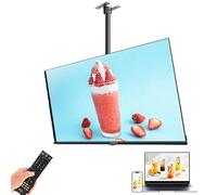 Macchina Pubblicitaria Sospesa Da 32-65Pollici Con Controsoffitto, Display per Segnaletica Digitale, Supporto Schermo Diviso/Wi-Fi/Interruttore Timer, Per Ristoranti, Latticini,1PCS-43in