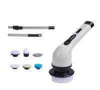 Macchina pulitrice elettrica senza fili, ricaricabile, spazzola automatica da cucina, vasca da bagno, piastrelle, strumento di pulizia professionale con asta telescopica