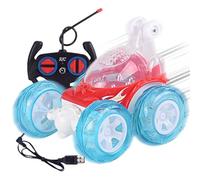 Macchina Radiocomandata | Giocattolo per Acrobazie con Luci Dinamiche degli Ingranaggi e Musica - Auto Radiocomandata per Bambini - Per Compleanno Natale Di Gioco Gioco All'Aperto Corsa Al Coperto Com