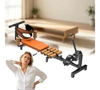 Macchina regolabile per lo stretching della schiena, per uso domestico | Dispositivo per l'allenamento della colonna lombare e della schiena, per la trazione lombare e spinale