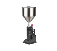 Macchina Riempitrice E Dosatrice Manuale For Liquidi Densi Progettata For Piccole Bottiglie Di Pasta For Salsa Al Crema Trasporto Efficiente