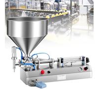 Macchina Riempitrice Manuale Per Pasta Liquida, Riempitrice Per Bottiglie Regolabile Da 5 A 40 Ml, Riempitrice Per Liquidi In Acciaio Inossidabile Con Tramoggia, Per Latte, Acqua, Succo, Olio Essenzi